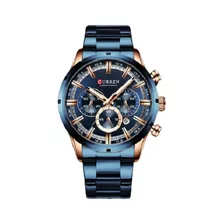 Curren-reloj De Pulsera De Acero Inoxidable Para Hombre