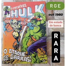 O Incrível Hulk #22 Out/1980 Rge Raríssimo Original Perfeito