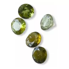  Peridoto Redondo Natural 3x3 Mm. 1un .pedra Preciosa Es.