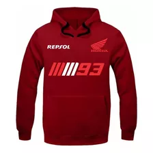 Blusa Moleton Marc Marquez 93 Honda Motogp Corrida Estampado