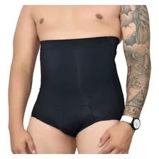 Cueca Modeladora De Barriga Short Masculino Cintura Alta