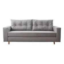 Sillon Sofa Cama 3 Cuerpos Minimalista Diseño De Pana Larry 