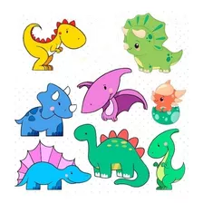 8 Apliques Dinossauros Patches Termocolantes P Tecido 