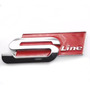 Emblemas Audi Sline Parrilla Y 2 Laterales A1,a3,a4,a5,tt,q5