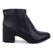 Bota Feminina Bottero Couro Cano Baixo Preta - 346901