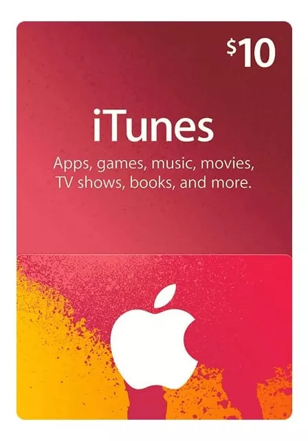 Tarjeta Apple & Itunes Store Gift Juegos Musica Libros (10) 