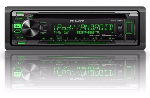 Autoestreo Kenwood Kdc-265u Radio Fm Cd Usb Din Multicolor Foto 2