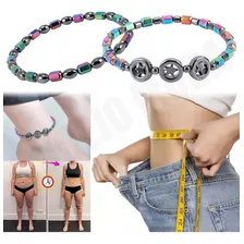 Pulsera Tobillera Peso Bajar Magnética + Anklet, 2 Pcs