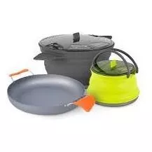 Set De Cocina Sts X-set 32 Sea To Summit Color: Oliva Gris