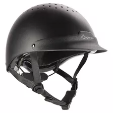 Casco De Equitación Fh 100 Fouganza Negro Italiano Original