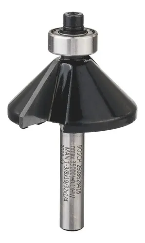 Fresa Router Bosch Biselar 45º Con Rodamiento 2608628416 Dgm
