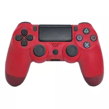Joystick Compatible Con Control Ps4 Play 4 Inalámbrico Rojo