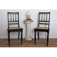 Cadeiras Pós Colonial Jacaranda Palhinha - Ano 1950 ( Par )