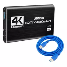 Capturadora De Video Hdmi Usb 3.0 4k 60fps | Audio Y Video