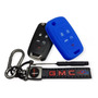 Funda Llave Silicon Gmc Sierra Pick Up +llavero Brillante 5b