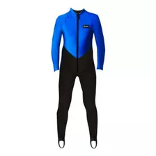 Niños Lycra Traje De Cuerpo Completo (negro / Azul, Niños-4)