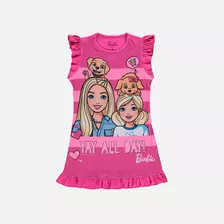 Batola De Barbie Manga Sisa Fucsia Para Niña