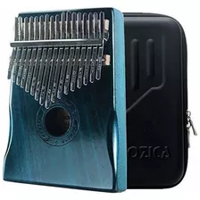 Moozica 17 Teclas Kalimba Marimba, Madera Maciza De Caoba, P