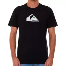 Camiseta Quiksilver Comp Logo Original - Cinza/mescla