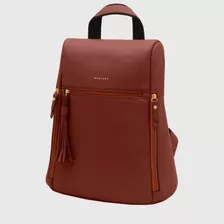 Mochila Feminina Bolso Antifurto Couro Bovino Mariart Dália