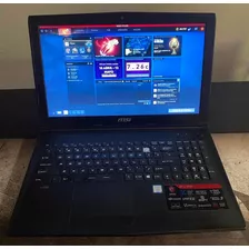 Laptop Gamer Msi Gl 62 7qf 1660 - 15.6 C I7 7700hq-8gb 9/10