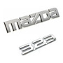 Emblema Logo Palabra Mazda Cromado + Adhesivo Doble Faz Mazda Mazda 5