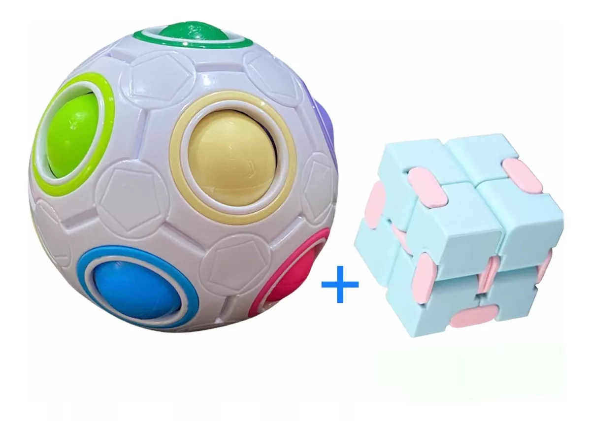 Cubo Infinito + Bola Magica Rainbow Ball