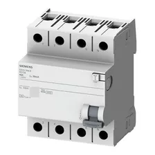 Disyuntor Diferencial Tetrapolar 4x25 A 30ma 25amp Siemens