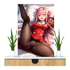 Poster Zero Two Darling In The Franxx Anime Metálico 20x29