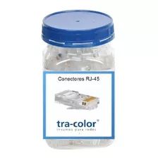 Modular Plug Rj-45 Fichas Cat-5e Para Redes X100