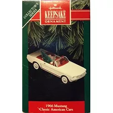 1966 Mustang Classic American Car 1992 Hallmark - Adorno De 