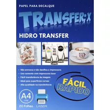 Papel Hidro Transfer Flexível 20 Folhas A4 Transferix
