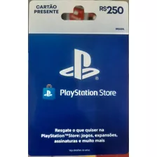 Gift Card Playstation Store R$250 Reais