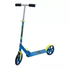 Scooter Patín Apache Plegable Para Niño 200mm Color Azul