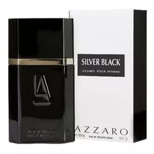 Azzaro Silver Black Pour Homme 100ml Edt Silk Perfumes