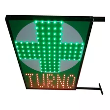 Cruz Led 40 X 60 Cm Turno Doble Faz Efectos