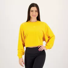 Moletom Fila Tape Ii Feminino Amarelo