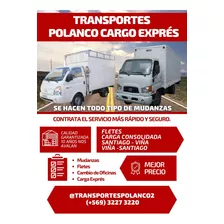 Mudanza Fletes Transportes Valparaiso Viña Santiago Regiones