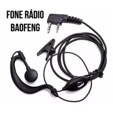 Fone Para Rádio Comunicador Ht Baofeng 2 Pinos
