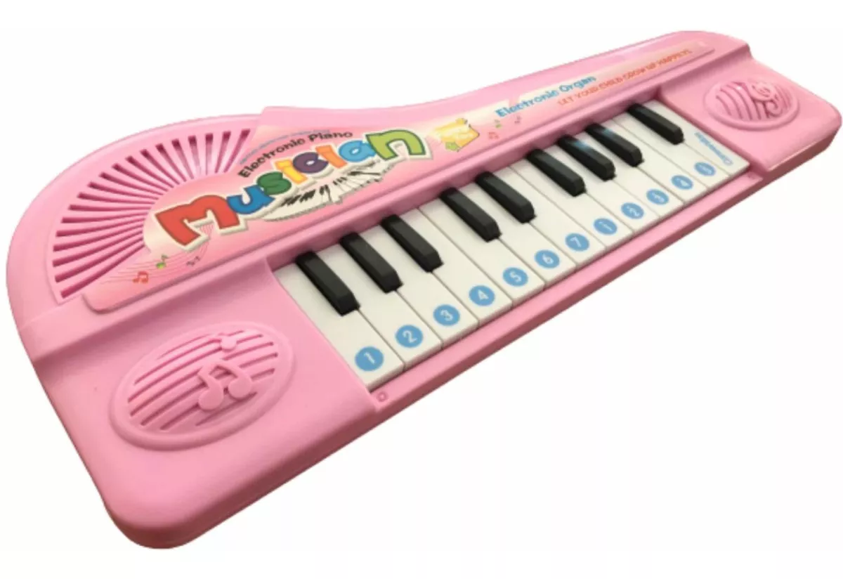 Piano Infantil Musical Rosa