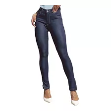 Calça Jeans Feminina Revanche Cigarrete Bruna Ziper Lateral 