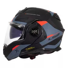 Casco Para Motocicleta Ls2 Advant X Oblivion Negro Azul