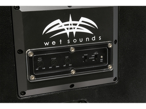 Subwoofer Amplificado Marino Wet Sounds Stealth As-6 250 Wat Foto 2