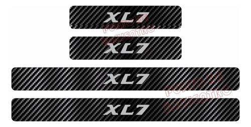 Sticker Cubre Estribos Fibra De Carbon Para Suzuki Xl7 Foto 2