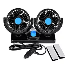 Ventilador Doble 360°para Autos Camionetas 12v-24v