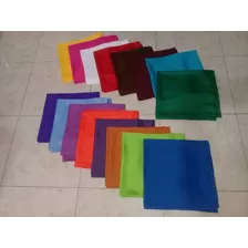 Pañuelo Tela Batista 50 Cms Varios Tonos X 10 Unidades 