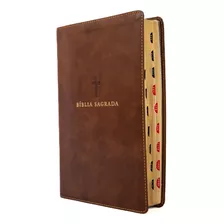Bíblia Nvi, Couro Soft, Marrom | Thomas Nelson Brasil. Vida Melhor Editora S.a, Capa Dura Em Português, 2021