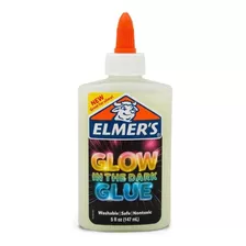 Cola Líquido Elmer's Cola Para Slime Elmers Brilha No Escuro 147ml Amarelo - Amarelo