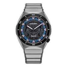 Citizen Black Panther Super Titanium Aw1668-50w ... Dcmstore Color De La Correa Plateado Color Del Bisel Negro Color Del Fondo Negro