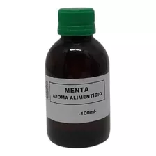 Aroma Alimentício De Menta - Embalagem Com 100 Ml *